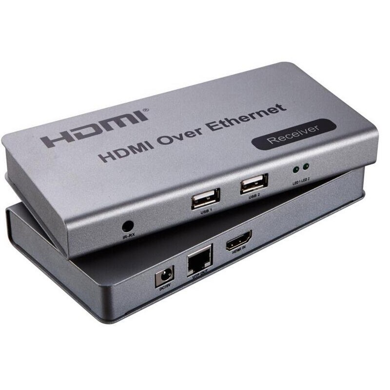 Cat5e/6 ̺ USB HDMI KVM ͽٴ, ִ 120M TCP  IP ȣȯ, پ  